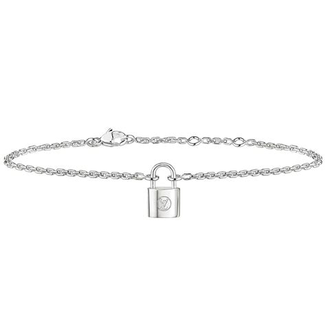 louis vuitton silver lockit bracelet price